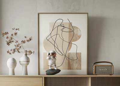 现代摆件组合3D模型下载